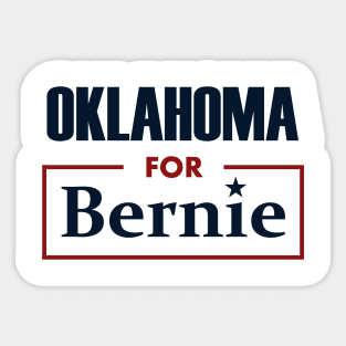 Oklahoma for Bernie Sticker